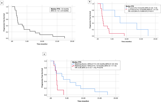 Personalized matched targeted therapy in advanced pancreatic cancer: a pilot cohort analysis