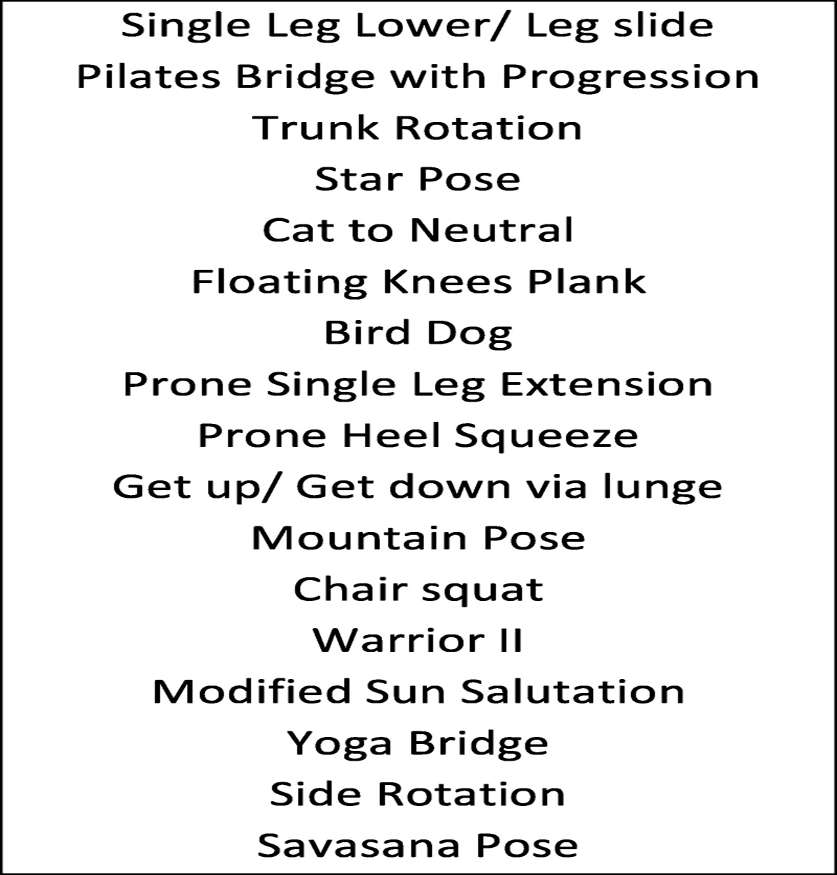 Web-Based Yoga-Pilates: A Prospective Cohort Study