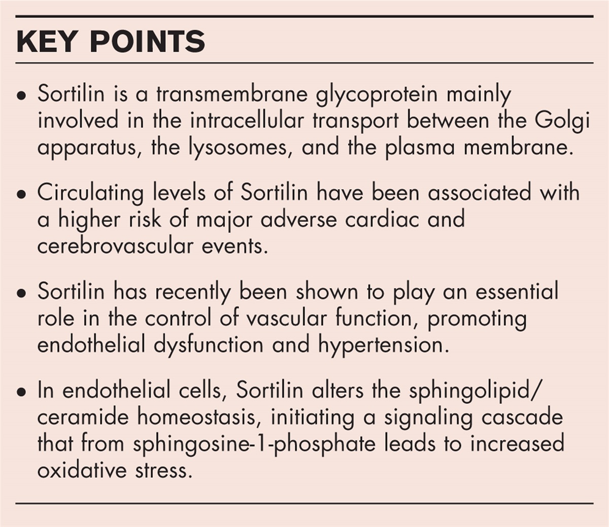 Sortilin and hypertension