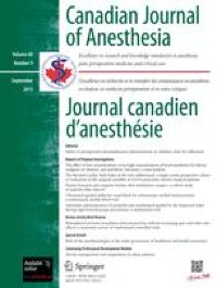 “Green anesthesia” in the “Green Journal”