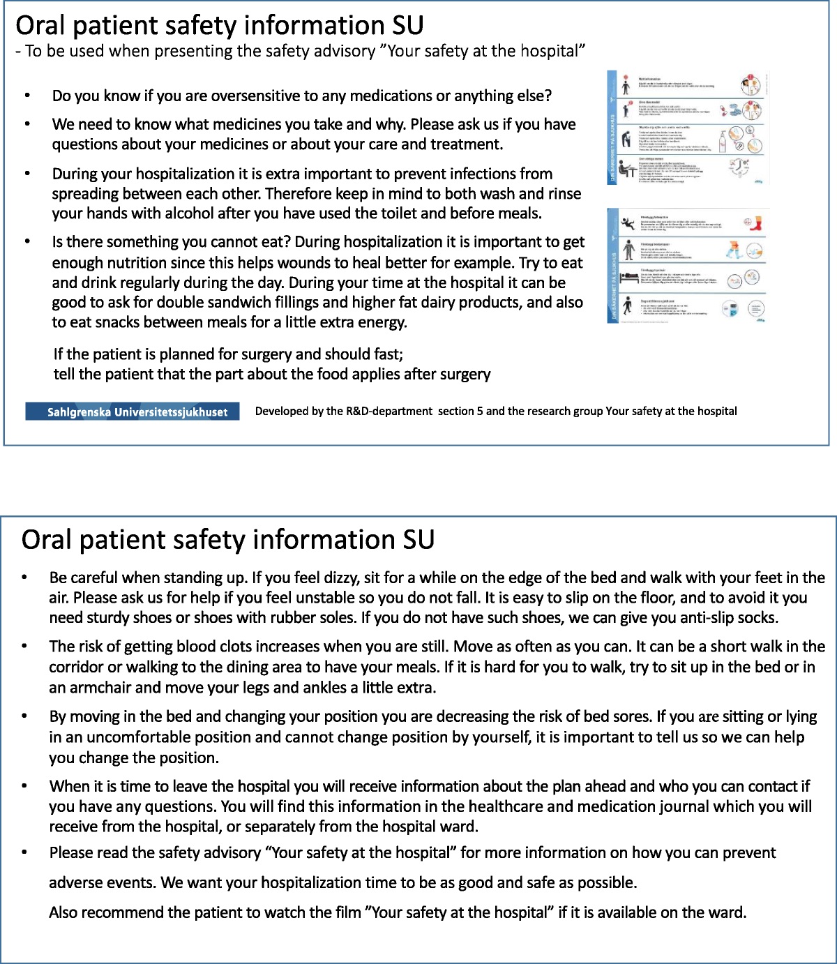 Communicating Patient Safety Information Through Video and Oral Formats—A Comparison