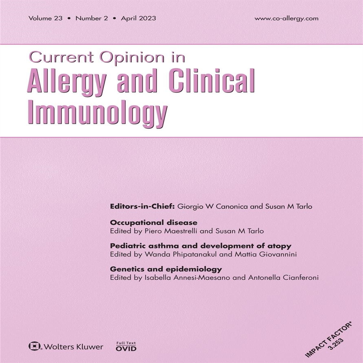 Pediatric asthma and development of atopy 2023