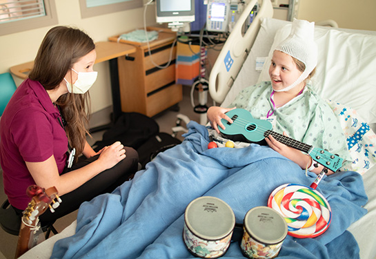 Art, music therapy celebrated this week at UC Davis Children’s Hospital