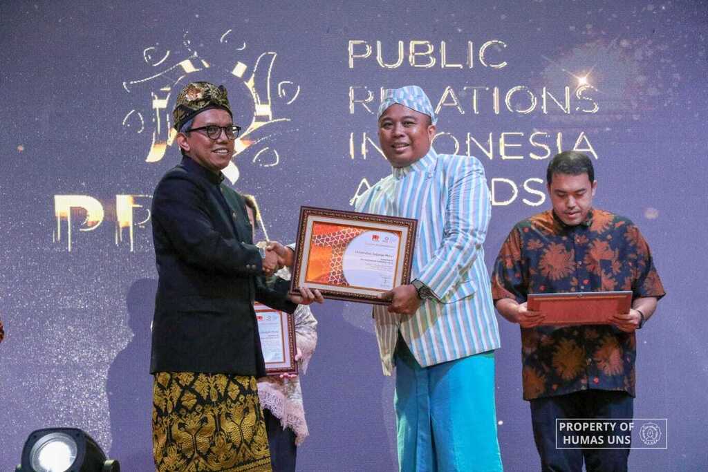 UNS Earns PR Indonesia Award 2023