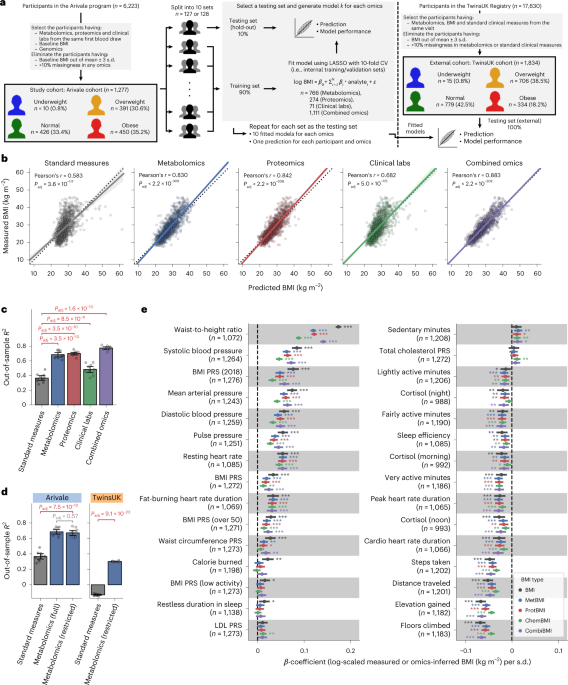 Multiomic signatures of body mass index identify heterogeneous health phenotypes and responses to a lifestyle intervention