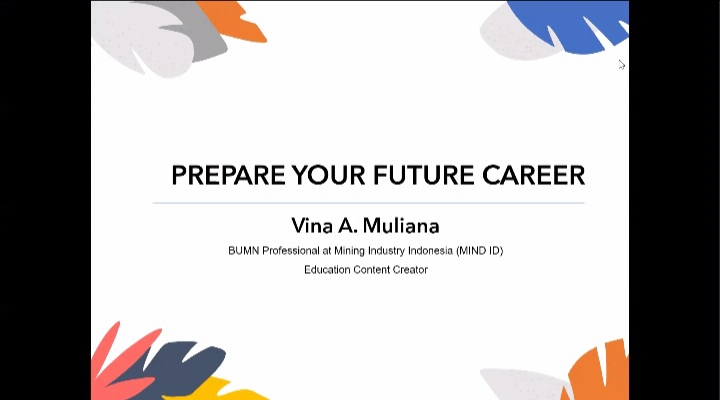 Presenting Vina Muliana, Accounting Study Program FEB UNS Holds Webinar Discussing Career Preparation