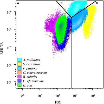 Exploration of microbiome diversity of stacked fermented grains by flow cytometry and cell sorting