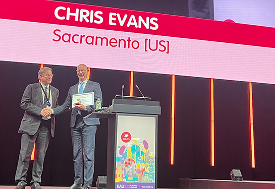 UC Davis urologic surgery chair earns prestigious award in Europe