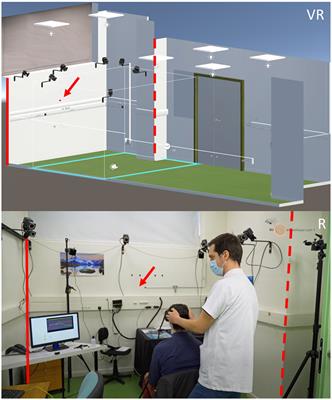 Virtual reality set-up for studying vestibular function during head impulse test
