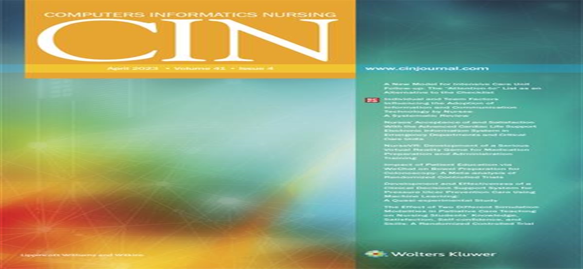 Individual and Team Factors Influencing the Adoption of Information and Communication Technology by Nurses: A Systematic Review