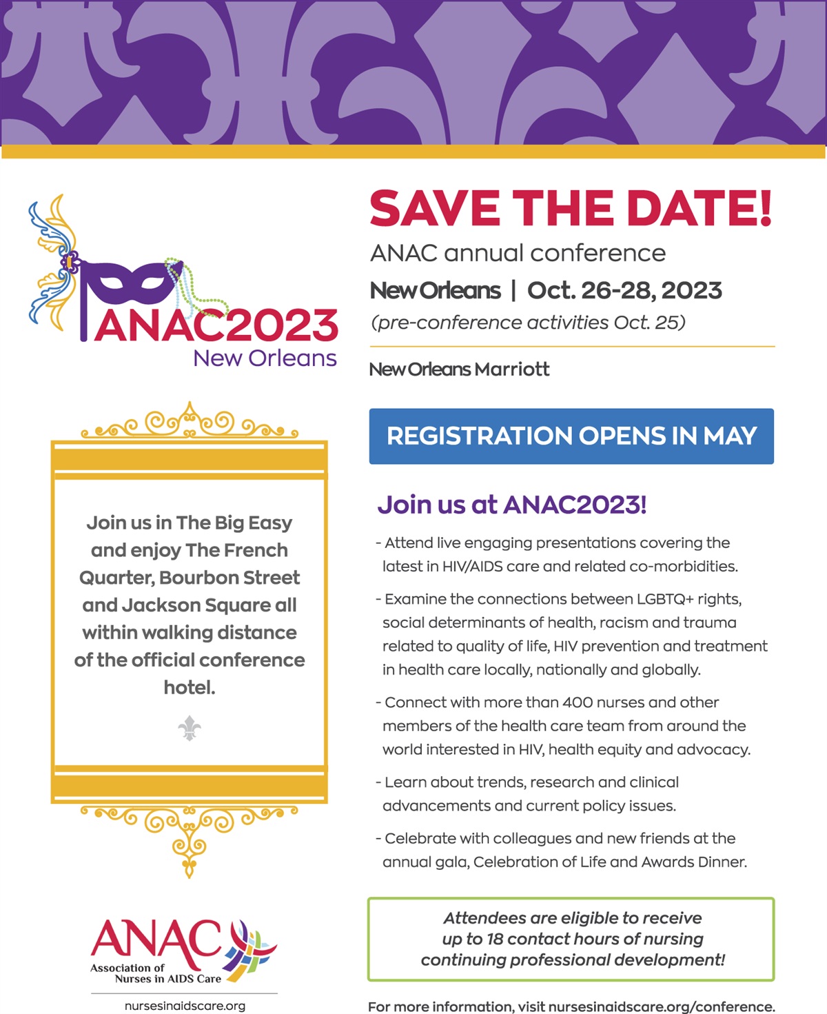 ANAC2023 conference announcement