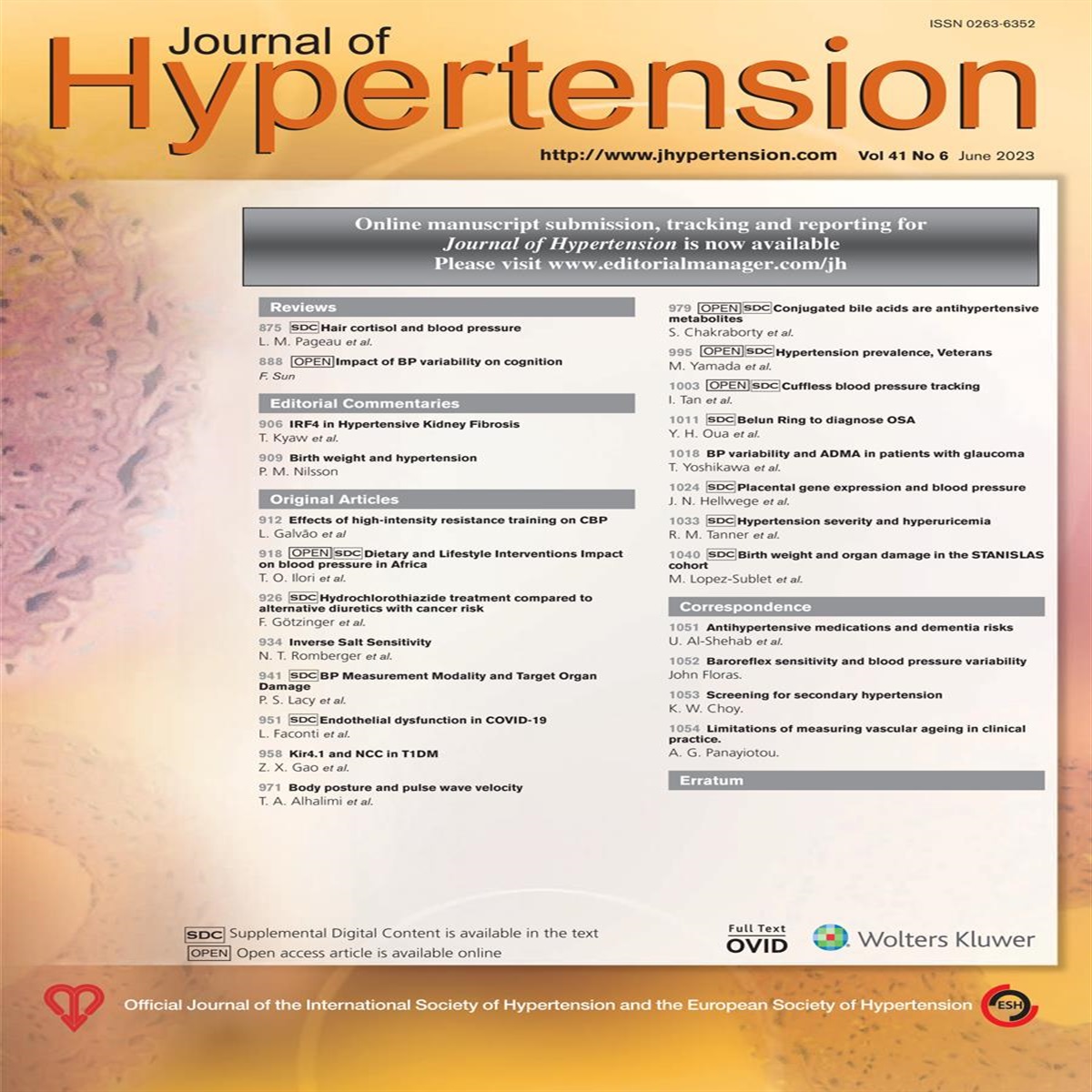 Correspondence concerning: ‘cardiovagal baroreflex sensitivity, blood pressure and blood pressure variability’