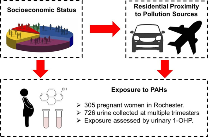 Urinary 1-hydroxypyrene in pregnant women in a Northeastern U.S. city: socioeconomic disparity and contributions from air pollution sources