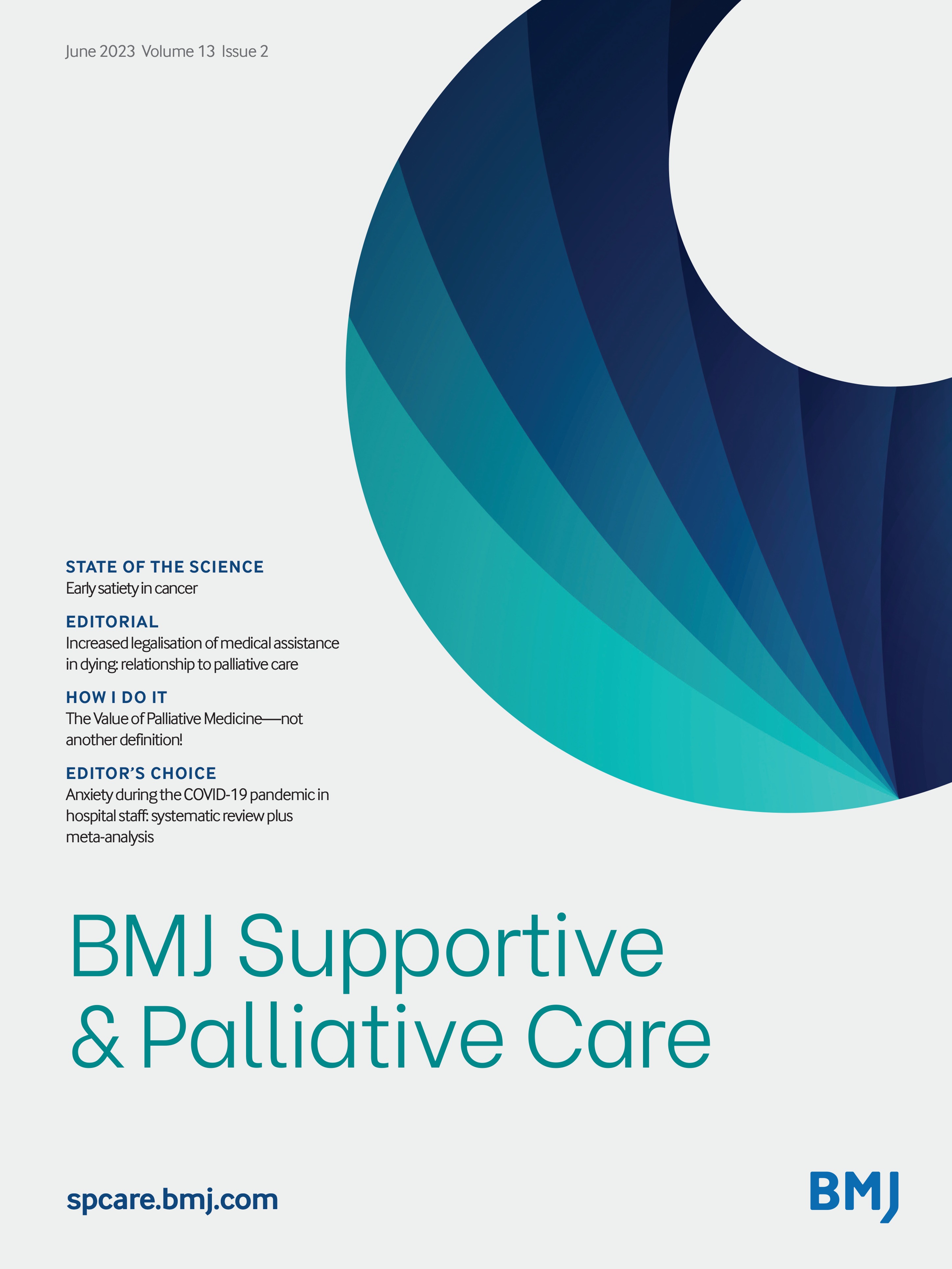Palliative medicine integration in the USA: cancer centre executives attitudes