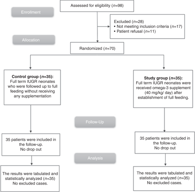 Lipid profile after omega-3 supplementation in neonates with intrauterine growth retardation: a randomized controlled trial