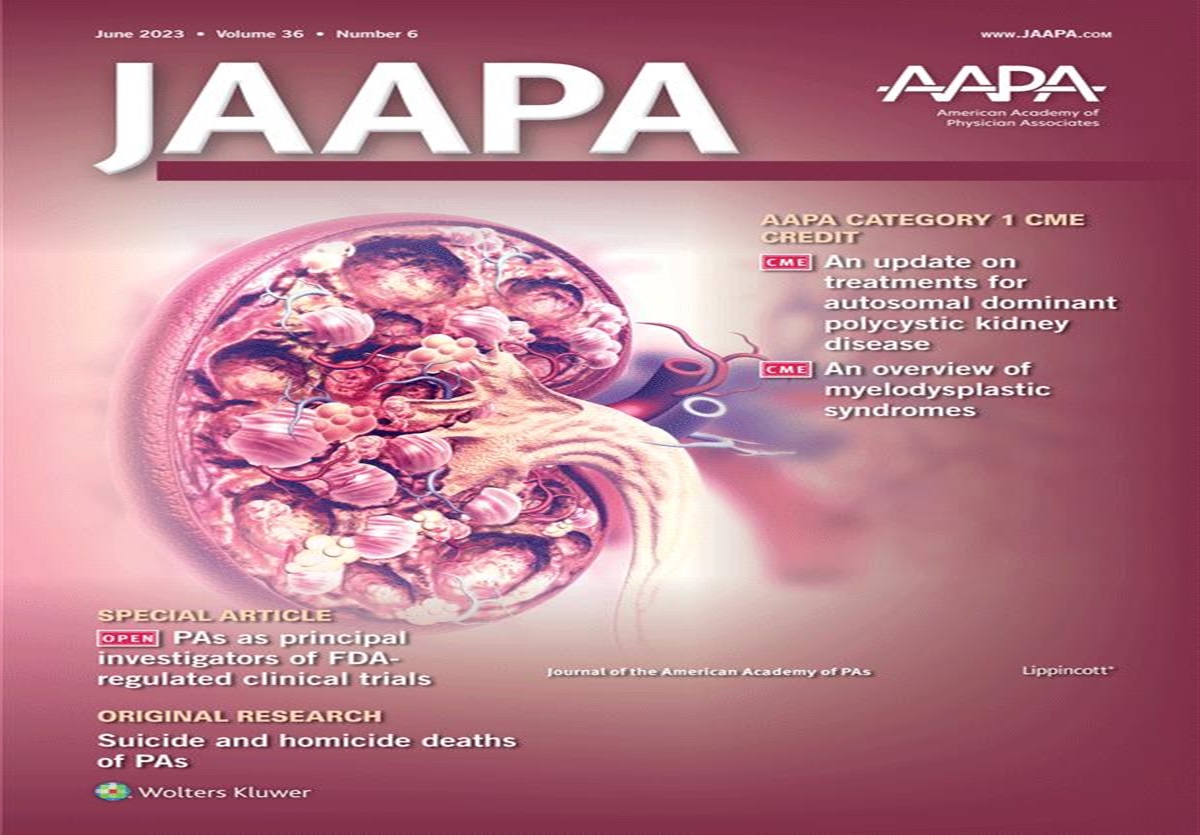 PAs as principal investigators of FDA-regulated clinical trials