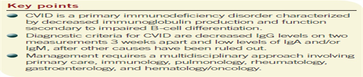 Piecing together the subtle clues of common variable immunodeficiency