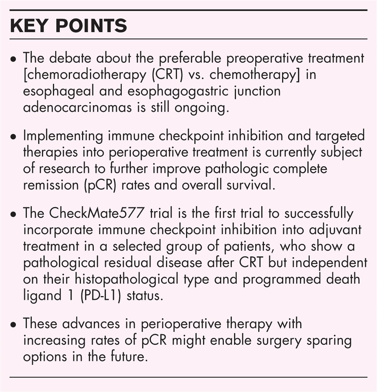 Neoadjuvant and adjuvant approaches in gastroesophageal cancers