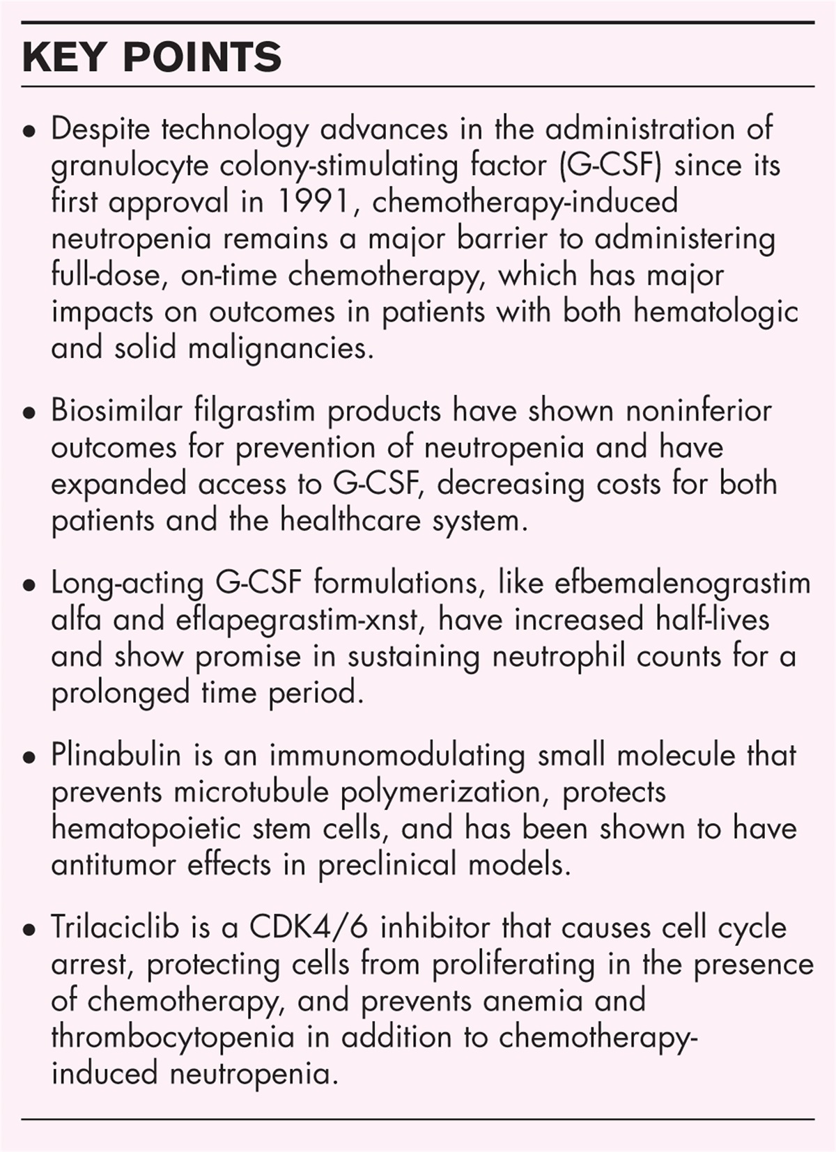 The impact of new and emerging agents on outcomes for febrile neutropenia: addressing clinical gaps