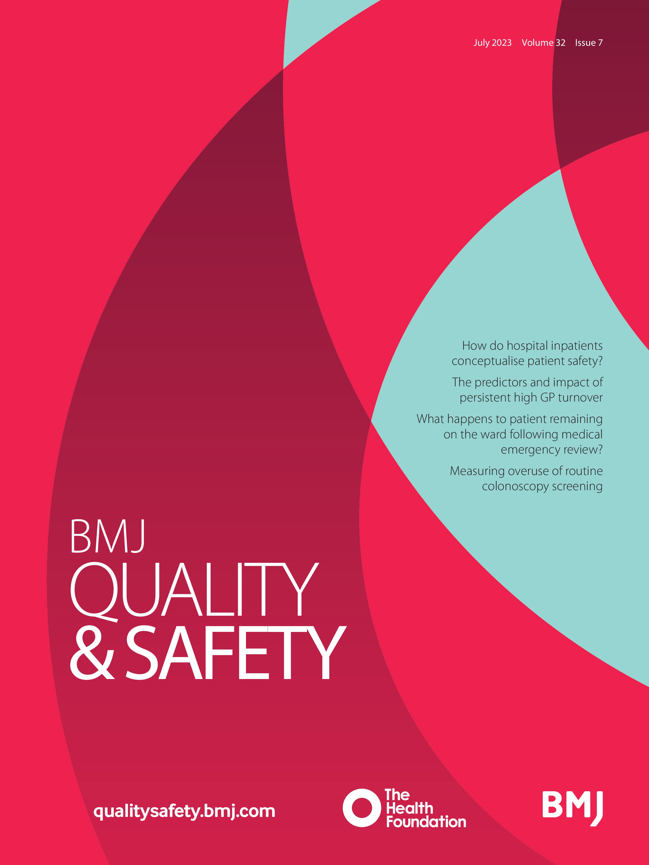 How do hospital inpatients conceptualise patient safety? A qualitative interview study using constructivist grounded theory