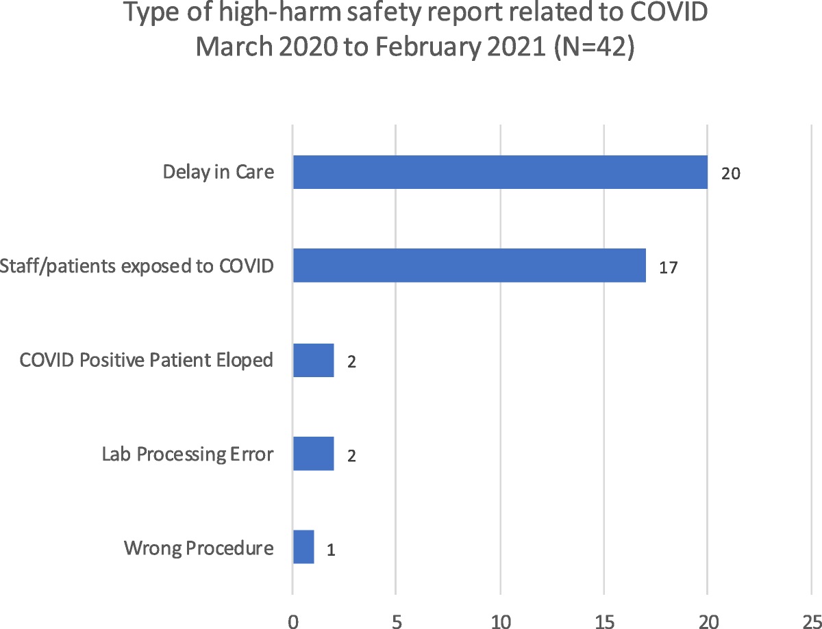Adverse Patient Safety Events During the COVID-19 Epidemic