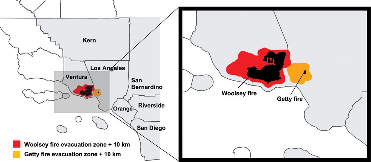 Wildfire Exposure and Health Care Use Among People Who Use Durable Medical Equipment in Southern California
