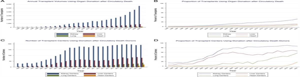 Waitlist and Transplant Outcomes in Organ Donation After Circulatory Death: Trends in the United States