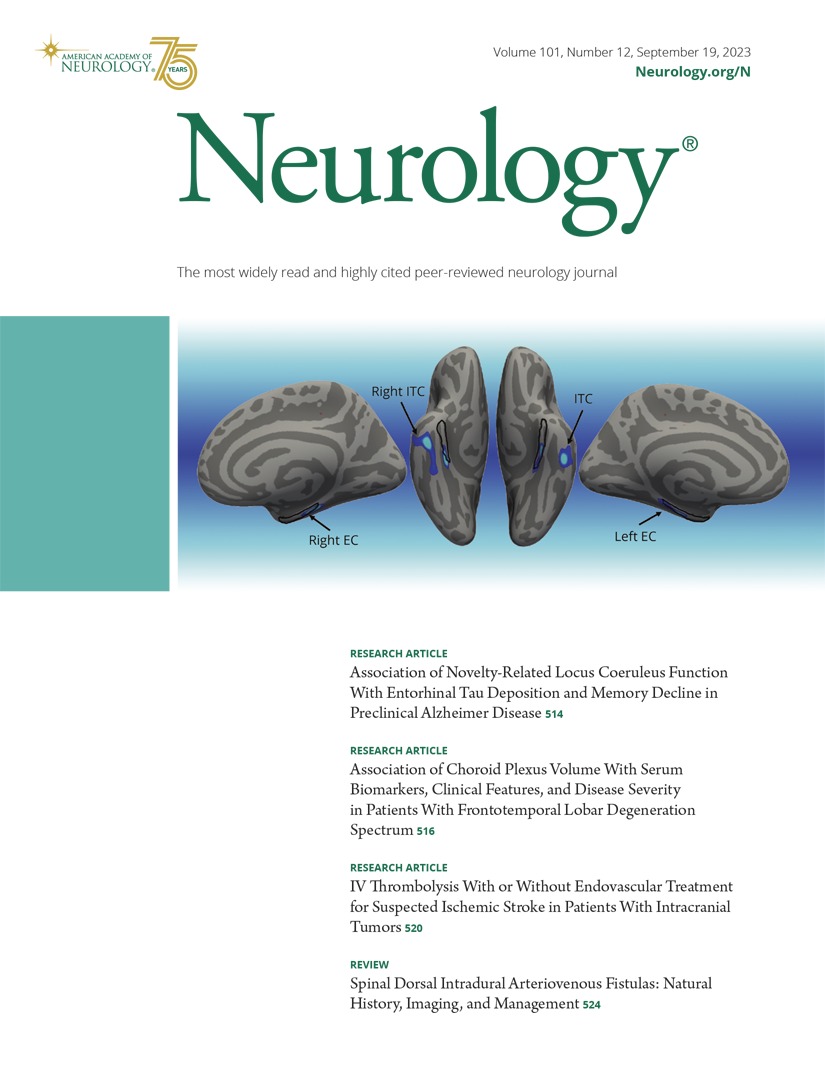 Association of Choroid Plexus Volume With Serum Biomarkers, Clinical Features, and Disease Severity in Patients With Frontotemporal Lobar Degeneration Spectrum
