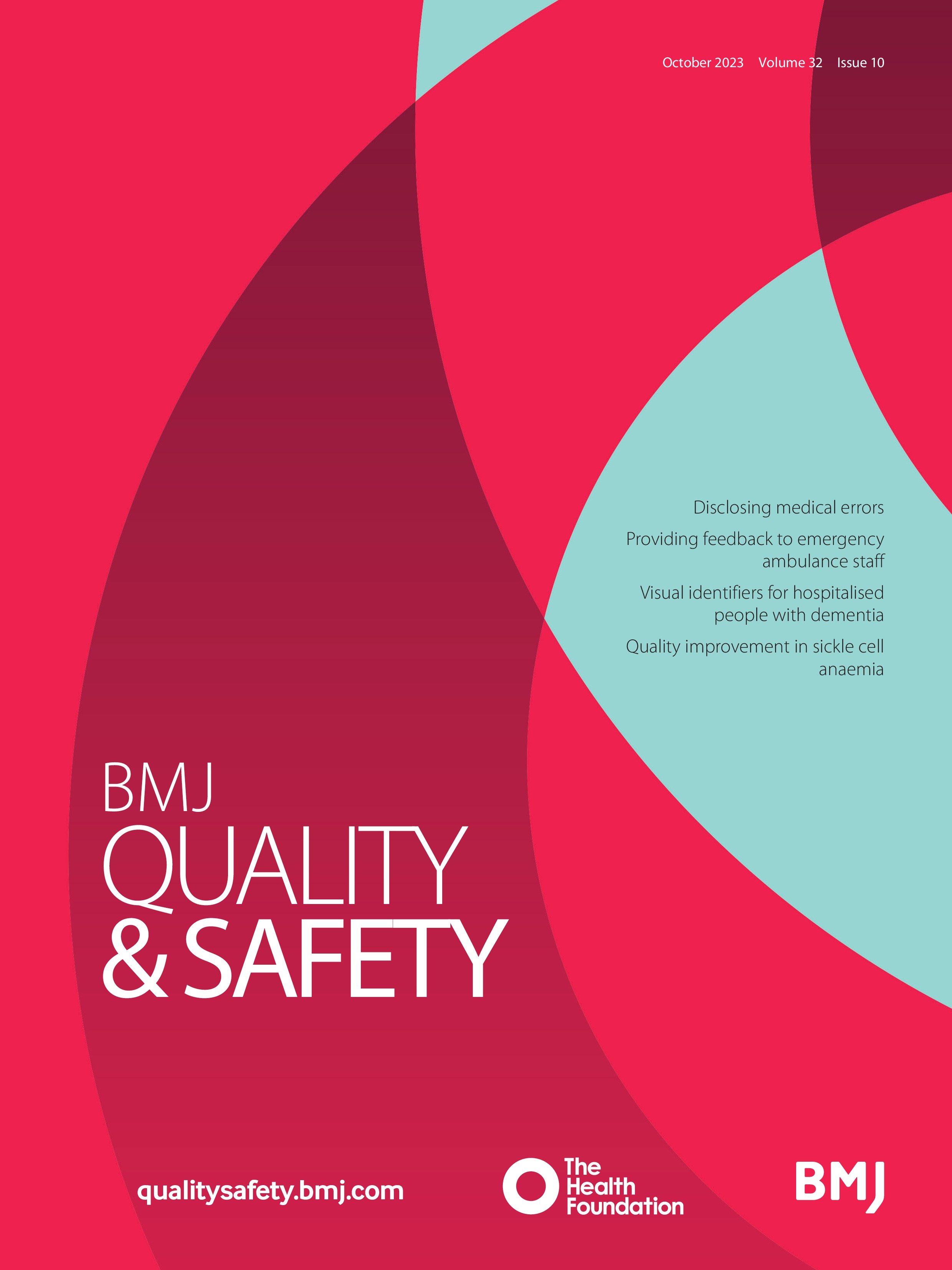 Progressing patient safety in the Emergency Medical Services