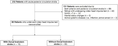 Prospective analysis of video head impulse tests in patients with acute posterior circulation stroke
