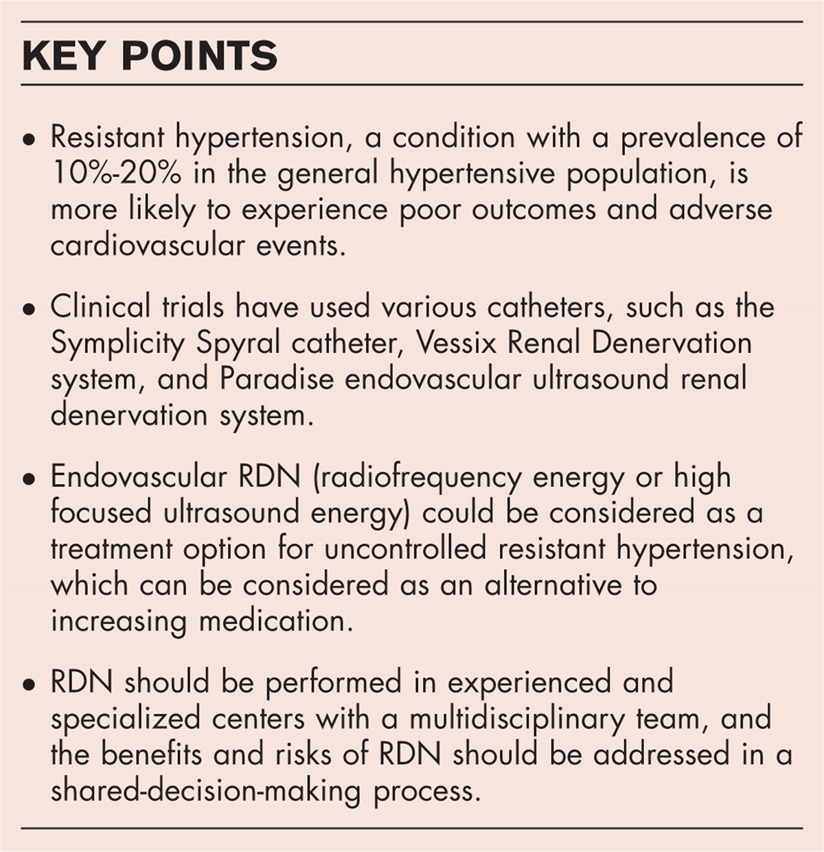 Renal denervation for the treatment of hypertension and kidney disease