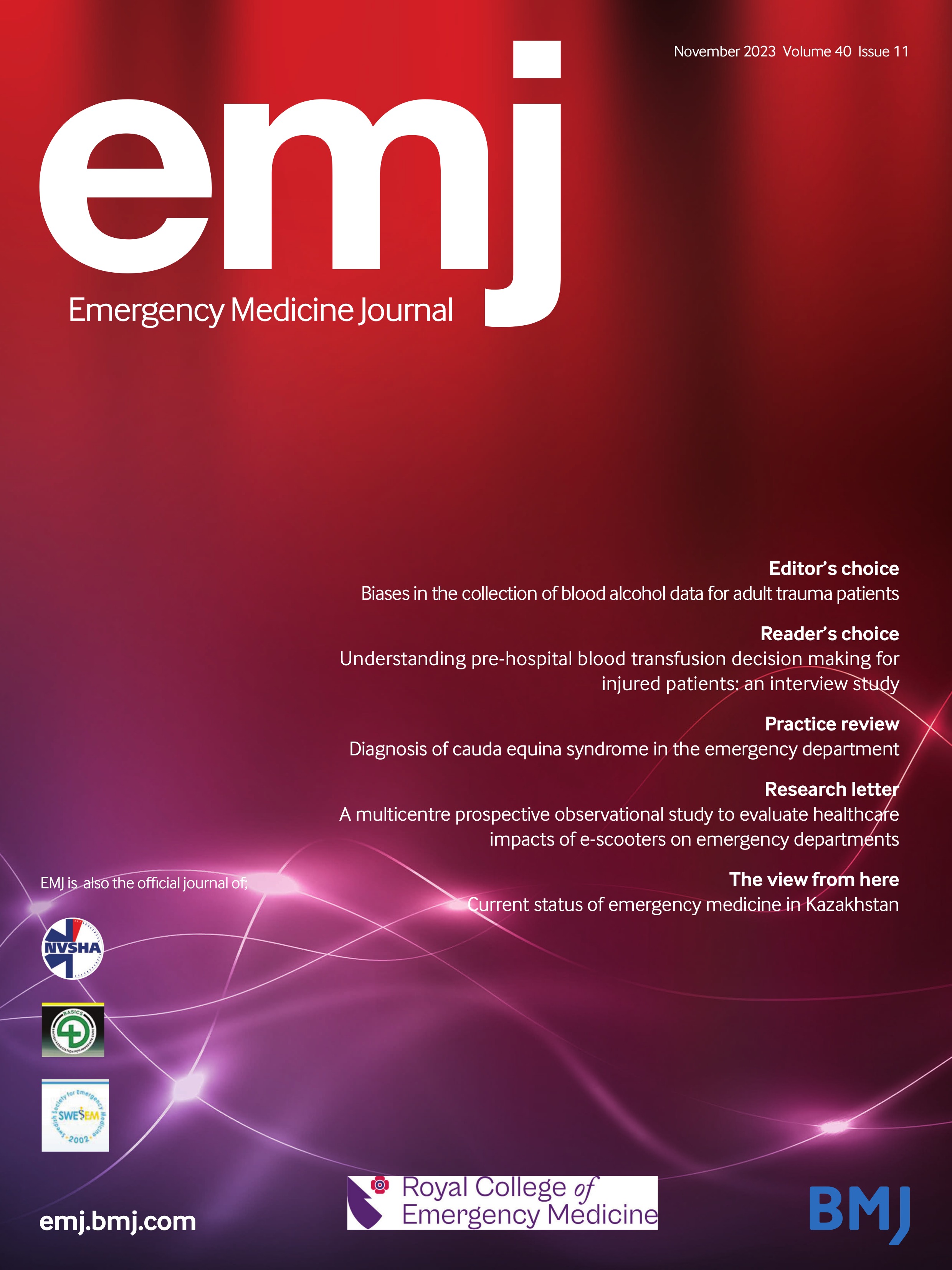 Multicentre prospective observational study to evaluate healthcare impacts of e-scooters on emergency departments