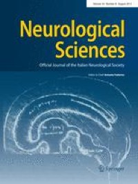 Abstracts of the 53 Annual Conference of the Italian Society of Neurology
