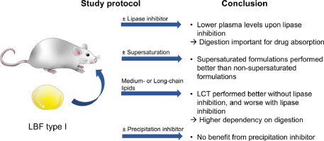 Digestion is a critical element for absorption of cinnarizine from supersaturated lipid-based type I formulations