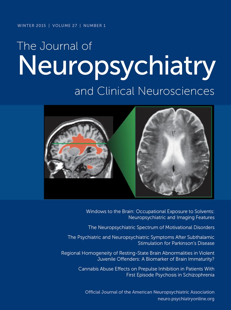 Psychiatric Screening Measures in Behavioral Variant Frontotemporal Dementia