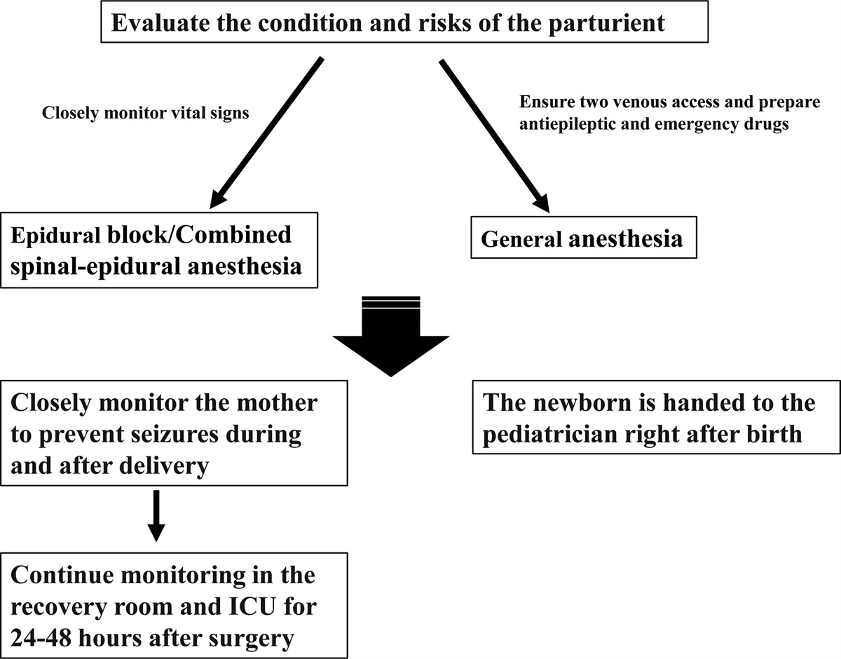 Anesthetic management for emergency cesarean section in a patient with status epilepticus: A case report